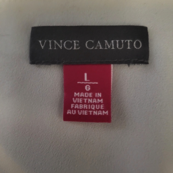 Vince Camuto Flutter Cuff Peplum Blouse Size Large - Picture 7 of 8